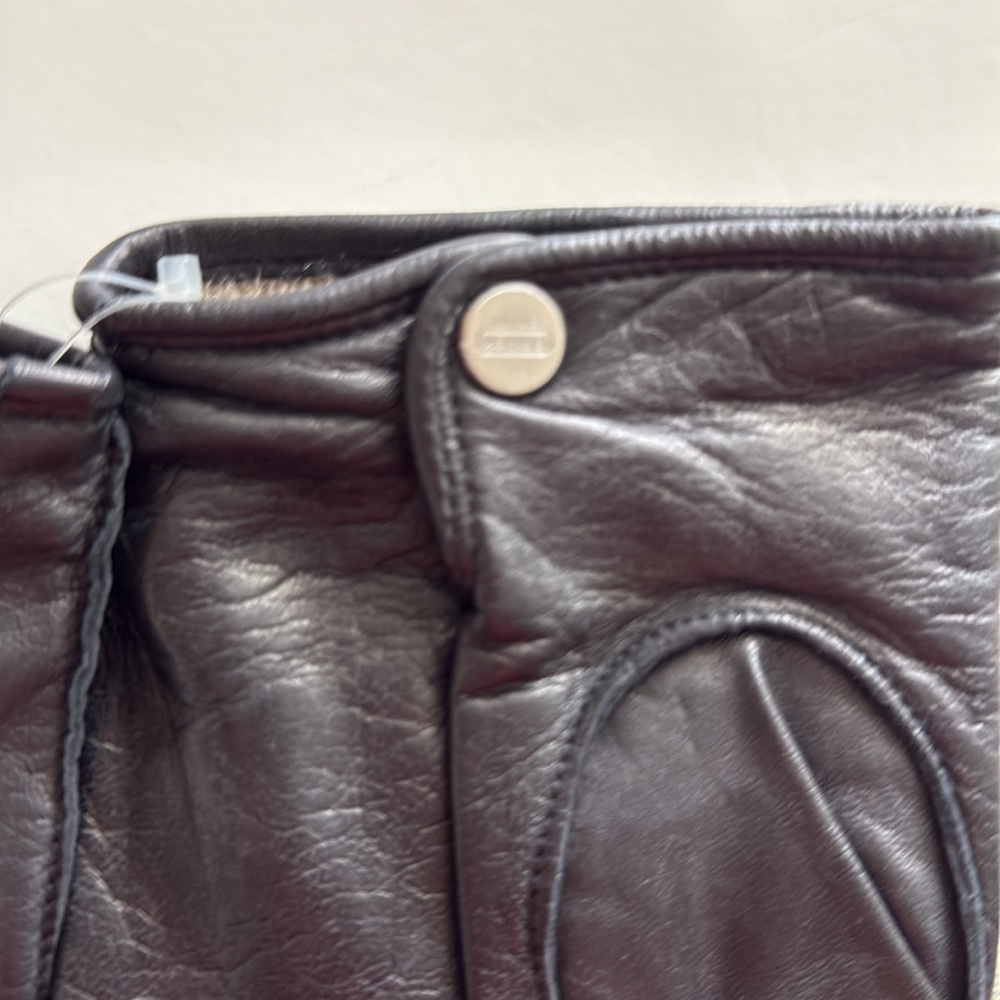 Coach Black Leather Men's Gloves - Picture 6 of 7